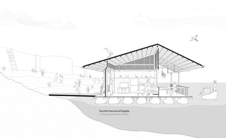 Productive Floating House - La Balsanera